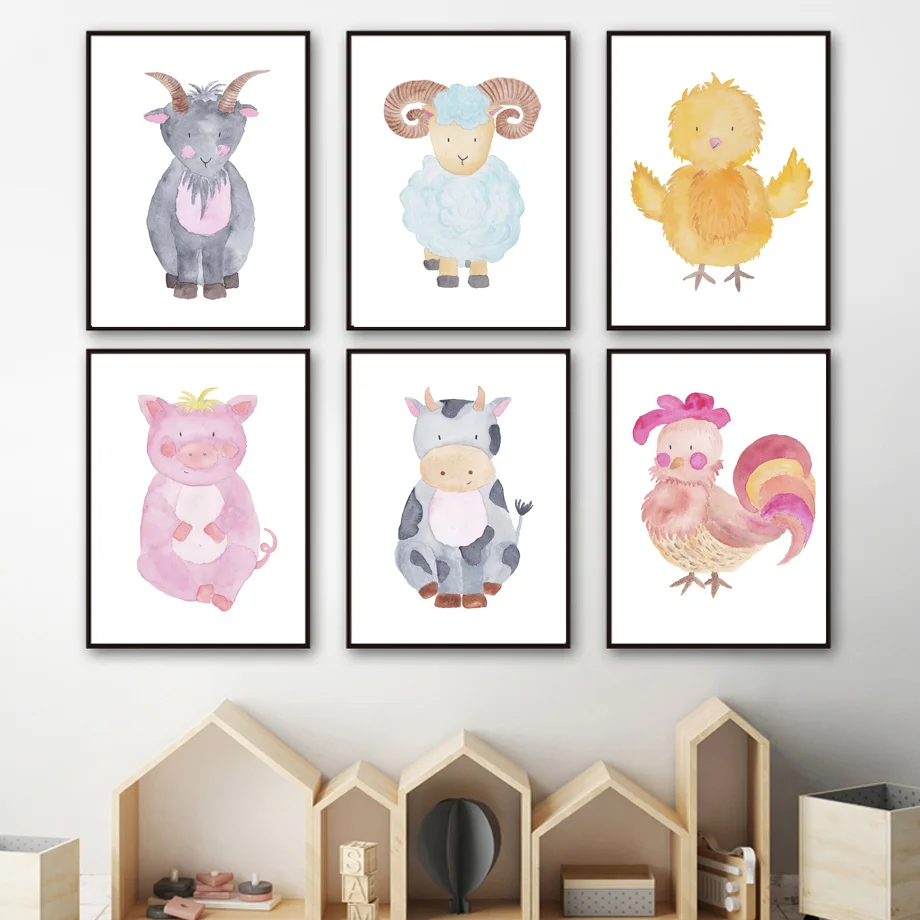 cow nursery wall art