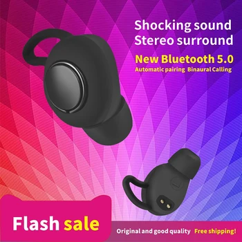 

2019 Newest Stereo Surround Bluetooth Earphone In-Ear Wireless Bluetooth Earbuds WIFI with Control Button