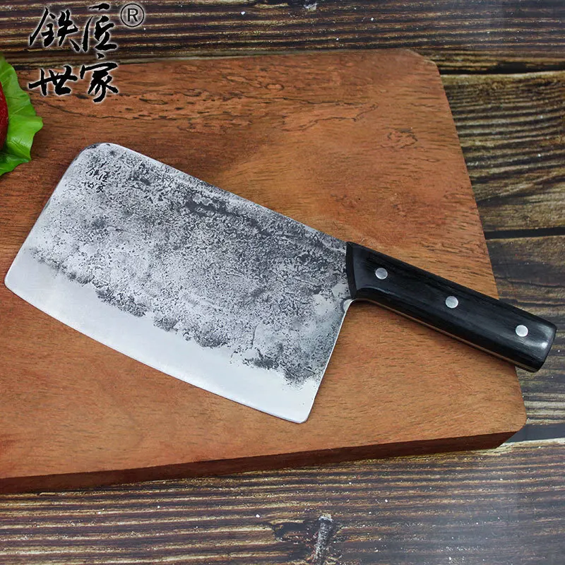 

Hand Forged Bone Knife High Carbon Steel Bone Knife Kitchen Sharp Axe Knife Professional Chef Knife Thick Lancet Tang knife