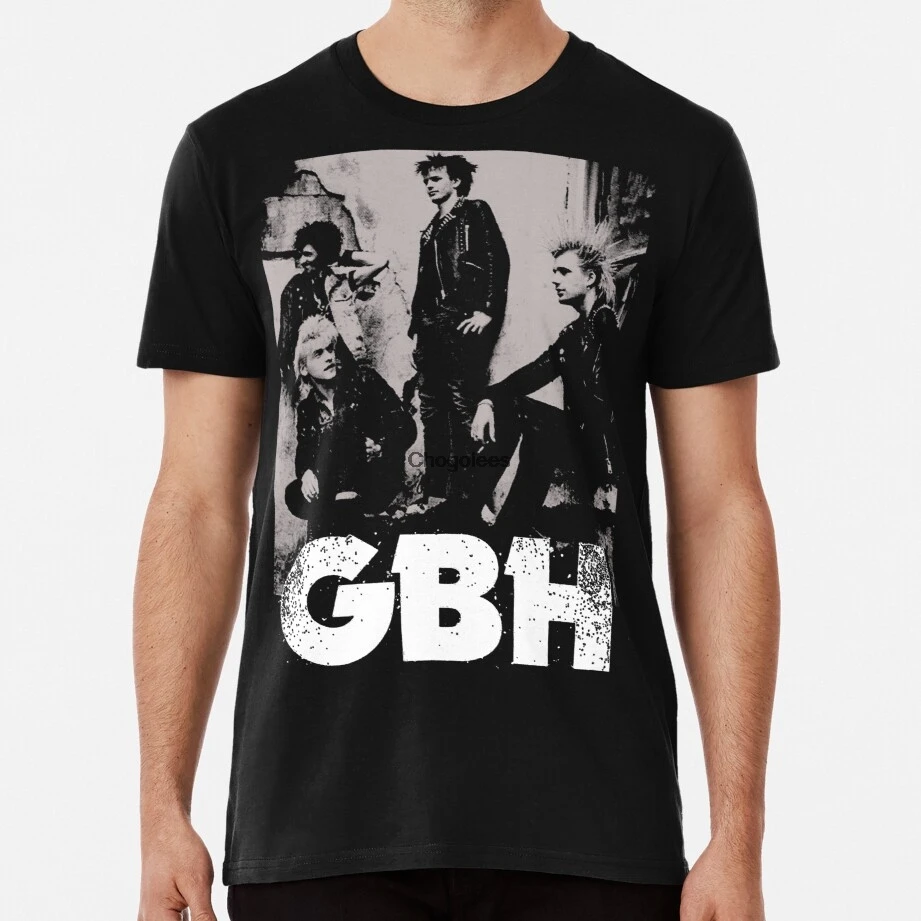 Мужская рубашка GBH Charged UK Punk UK82 Женская футболка | одежда