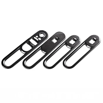 

For BMW mini cooper countryman F54 F55 F56 F57 F60 Carbon Fiber Car Interior window panel decorative sticker Covers