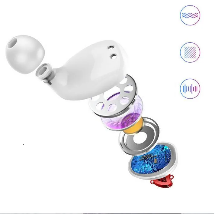 Tws Bluetooth спортивные наушники сенсорное управление гарнитура HIFI Звук стерео Беспроводная гарнитура с микрофоном для всех смартфонов Eh