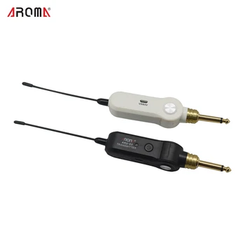 

AROMA ARU-03 UHF Wireless Audio Transmission System Transmitter Receiver Built-in Rechargeable Lithium Battery