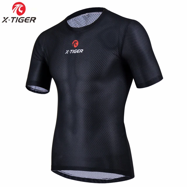 US $11.77 X-Tiger Pro Cycling Base Layers Bike Clothings Cool Mesh Superlight Bicycle Short Sleeve Shirt Brea