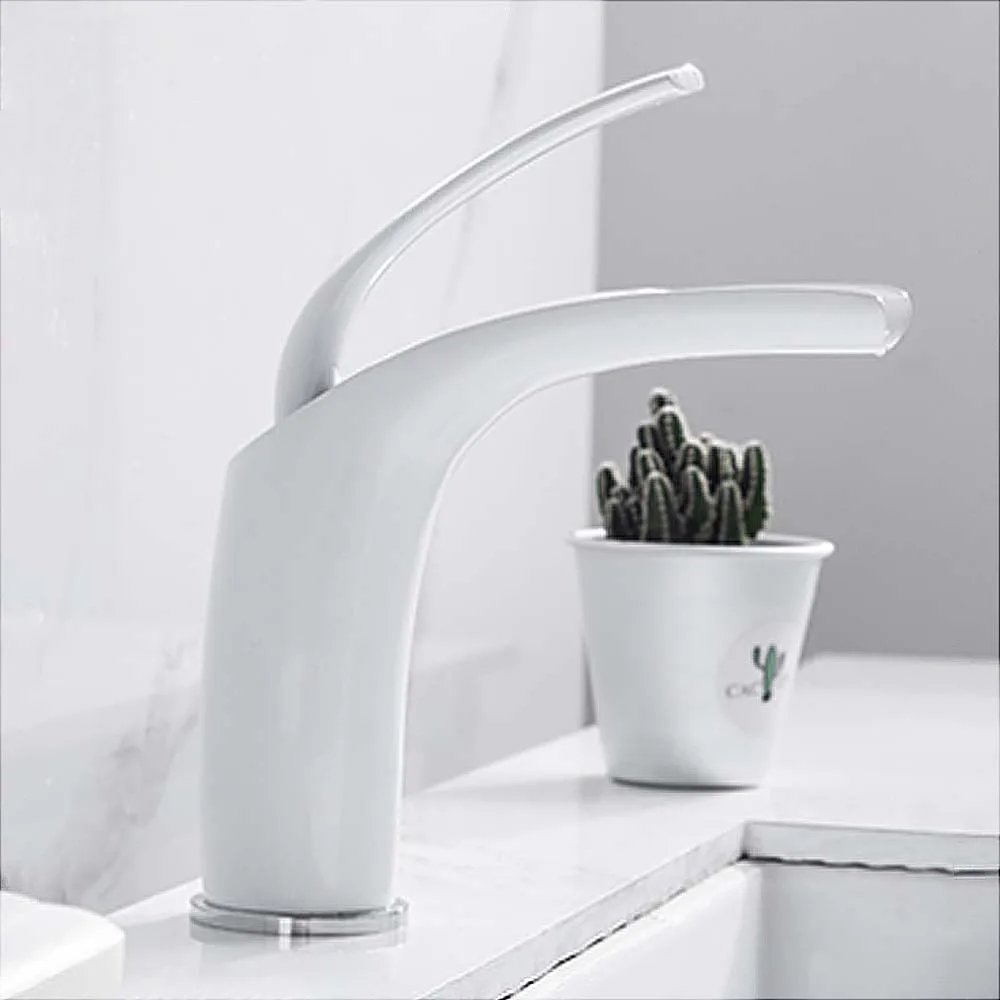 

Basin Faucet Bathroom Mixer Water Taps Single Handle Waterfall Faucet Bathroom Sink Faucet Basin Mixer Taps Deck Mounted