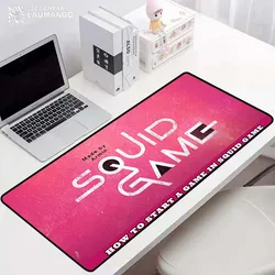 Jogo de lulas computador tapete de mesa do mouse para computador mousepad empresa gaming portátil mausepad kawaii acessórios tapete