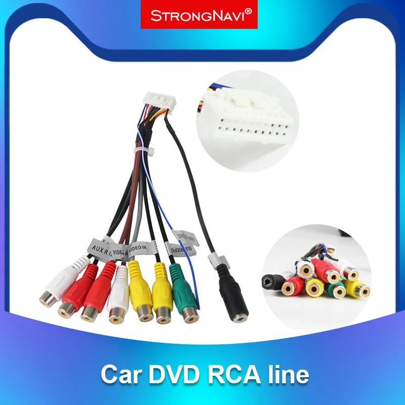 car radio for Car Cable Universal Power Cables BT Radio GPS HD
