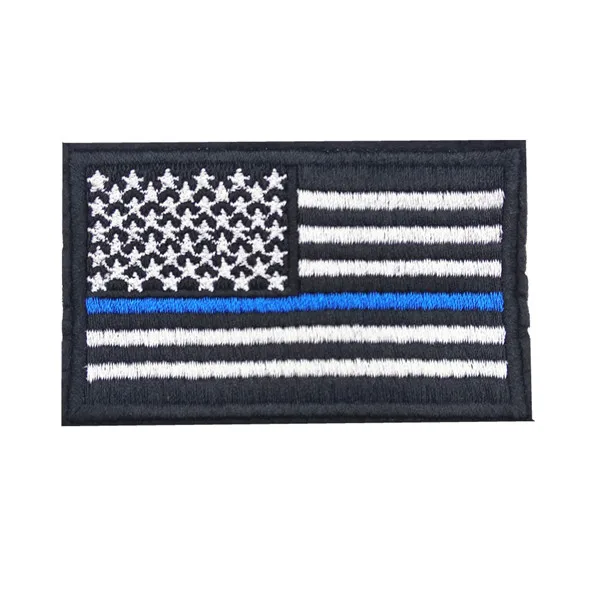 6pcs US Flag Patch 2 6 шт. 8,0*5,0 см Шевроны американского флага США вышитые звезды США полосы стикер армейский рюкзак с нашивками патч - Цвет: 6pcs US Flag Patch 2