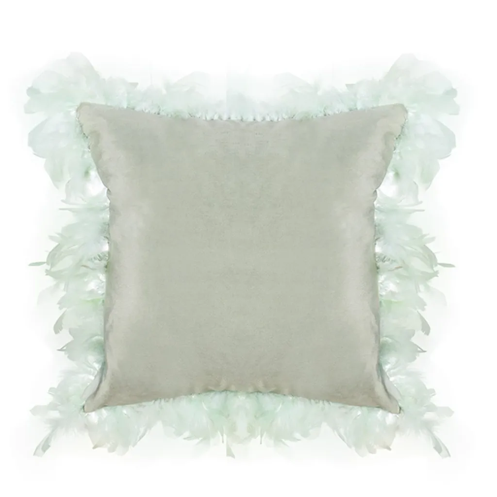 Ouneed чехол для подушки, модный Бархатный Чехол для диванных подушек, декоративный чехол для подушки, домашний декор, анимированные cojines almofadas - Цвет: Зеленый