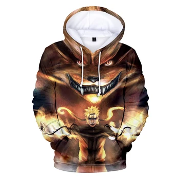

hot Anime Manga 3D Naruto Hoodies sweatshirts Men Women 3D Naruto long sleeve Harajuku cartoon high quality outwear Cool hoodie