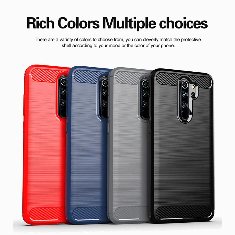 Новый чехол из углеродного волокна для Xiaomi Redmi Note 8 Pro 8T 7 6 5 4 4X 8A 7A 6A Plus 5A S2 мягкие