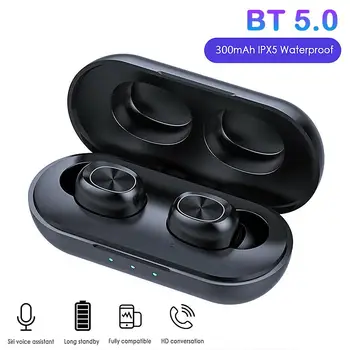 

B5 TWS Bluetooth 5.0 Wireless Earphone Touch Control Headset Long-distance transmission Wireless Earbuds With 300mAh Power Bank