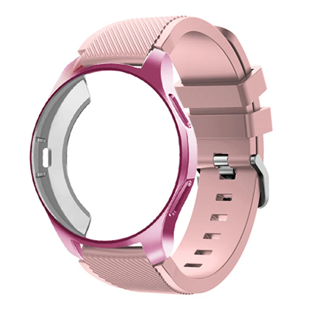 Чехол+ ремешок для samsung Galaxy watch 46 мм 42 мм gear S3 Frontier/classic 22 мм ремешок для часов все вокруг защитные часы аксессуары