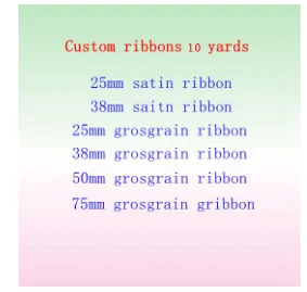 Grosgrain Ribbon 10Yards Printed For Hair Bows DIY