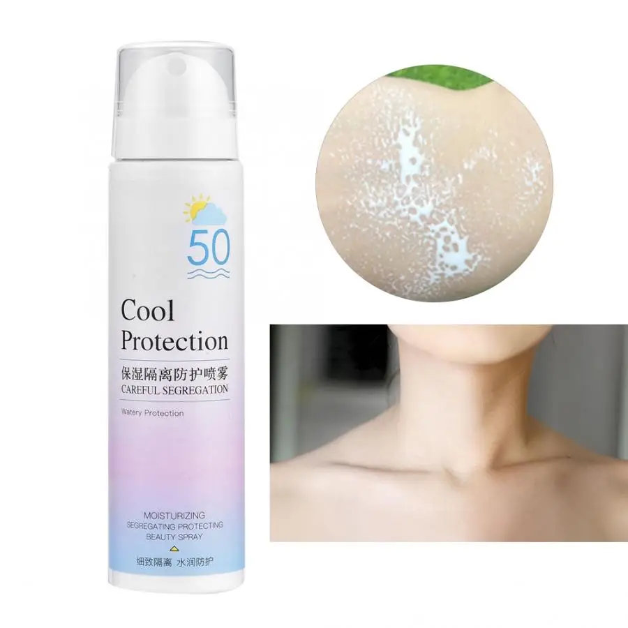 

SPF50+ Summer Protective Sunscreen Spray Moisturizing Isolation After Sun Repairing Spray 100g