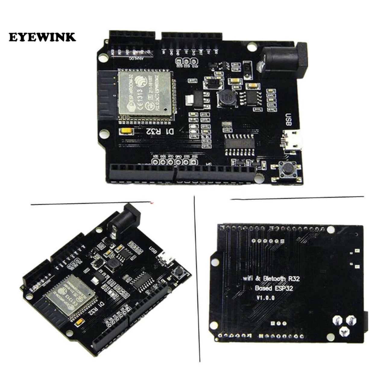 for Wemos D1 Mini for Arduino UNO R3 D1 R32 ESP32 WiFi Wireless Bluetooth Development Board CH340 4M Memory One
