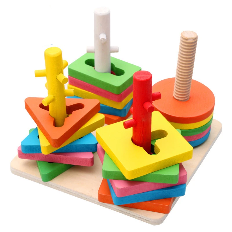 wooden building toys for kids