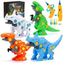 

Dinosaur Construction Toy Set Educational Designer Model Screwdriver Disassembly Assembly Puzzle Toys for Kid Tyrannosaurus Rex