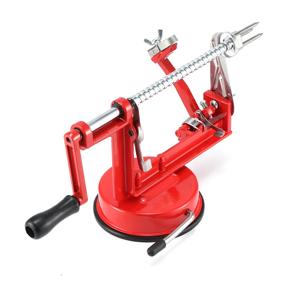 3 in1 Apple Peeler Stainless Steel Fruit Slicing Machine Pear Tool Creative Home Kitchen Vegetable Potato Slicer Cutter | Дом и сад