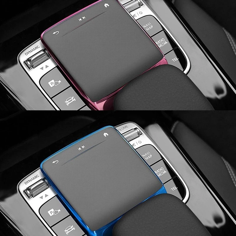 

For Mercedes Benz A B CLA GLE GLS GLB GLA Class W177 W247 C118 W167 X167 X247 H247 Car Center Console Mouse TPU Protector Cover