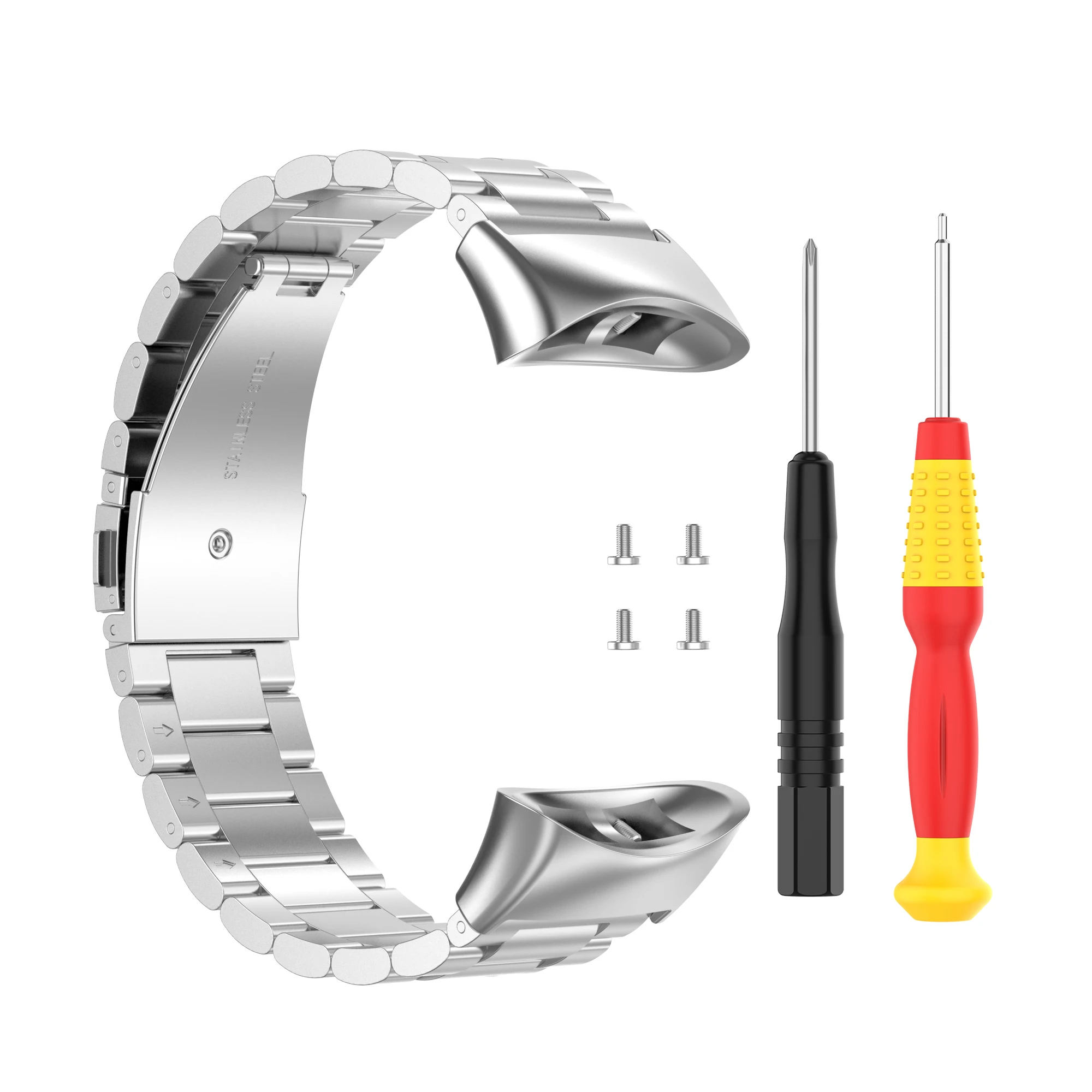 FIFATA Metal Watch Band For Garmin Forerunner 45 / 45s Bracelet Replacement Wrist Strap For Garmin Swim 2 Stainless Steel Correa 