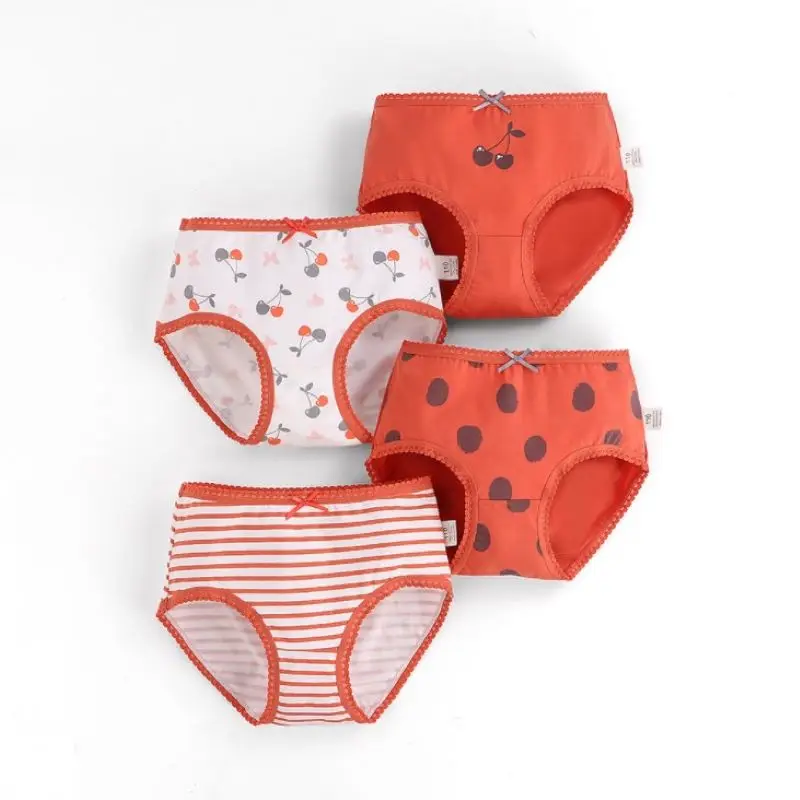 

3Pieces/Lot 2-12Y Children Underwear High Quality Cotton Girls Panties Cute Kids Briefs Child Soft Girl Pants