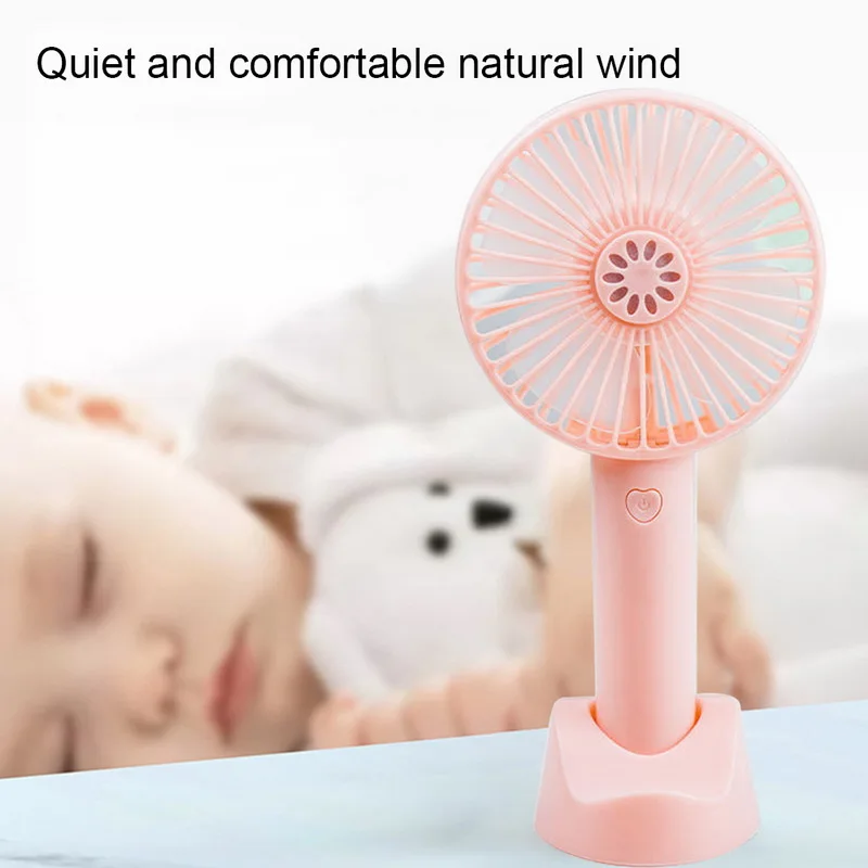 Летний портативный ручной вентилятор с USB зарядкой распылитель тумана