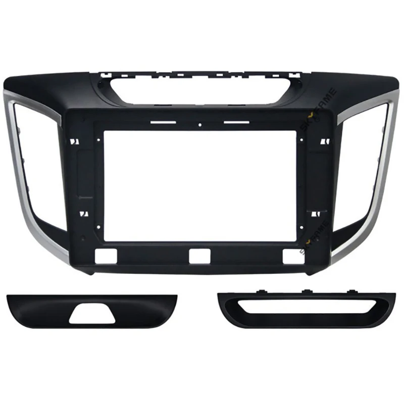 

2Din Car Radio Fascia Frame Car DVD Gps Panel Dash Kit Installation Frame Trim Bezel for Hyundai IX25 CRETA 2015-2018