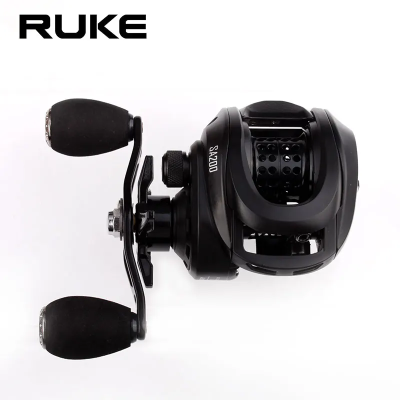 RUKE новая микро катушка литья с открытой боковой крышкой 210 г 6+ 1 подшипники разряд 8 кг соотношение скорости 8,0: 1