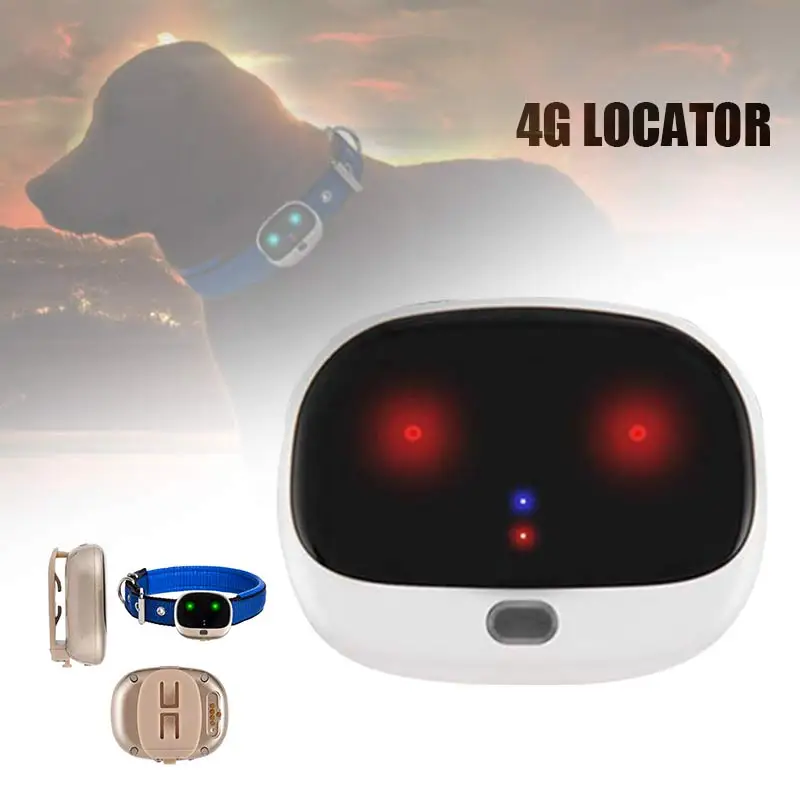 4G Мини gps позиционер для домашних животных IP67 водонепроницаемый шаг подсчета собаки gps лакатор Pet анти-Потеря устройства DTT88
