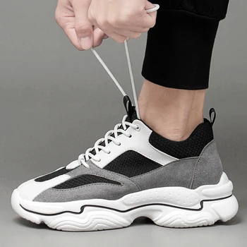 

Hot Sale Fashion Men Sneakers Anti Slip Casual Shoes Men Comfortable Luxury Brand Men Shoes Good Quality Casual Shoes For Youth