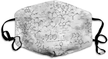 

Chemistry Equation Pattern Dust Mask, Reusable Washable Mouth Masks, Adjustable Warm Face Mask Unique Cover Filters Blocking