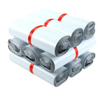 

100PCS/pack Shipping Mailing Envelopes Bags White Poly Mailers 10x13 Inch Packing Bag Thickened Waterproof Logistics Gift Bag