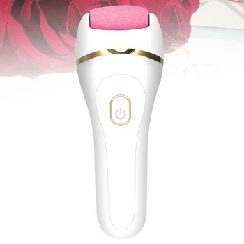 

1 Set Electric Foot File USB Charging Callus Remover Pedicure Tool Foot Dead Skin Removal Device for Home Woman Man (Pink, White