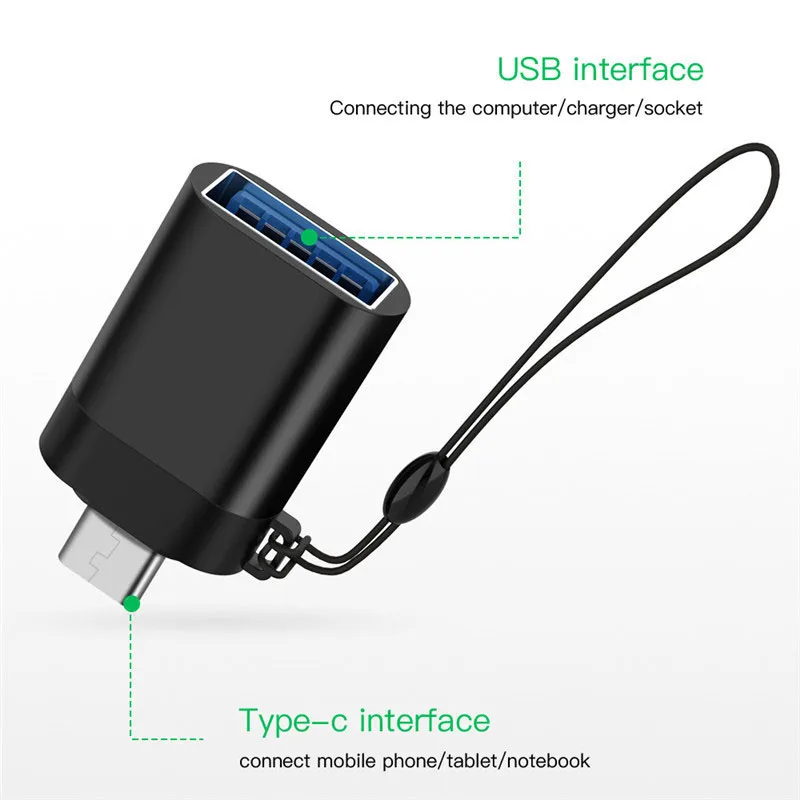 OTG type C к USB3.0 адаптер type-c конвертер Micro USB OTG адаптер для samsung huawei Macbook USB C Зарядка Синхронизация данных разъем