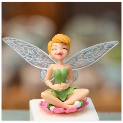 Miniature Garden Fairies Figurines Resin Mini Fairy Statue Figure Fairy Garden Ornaments Decorations Accessories 6 Pcs/Set