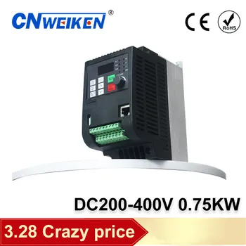 

220V 0.75KW DC200-400V 3HP solar Variable Frequency Drive Motor Drive Inverter Converter for Solar Pump