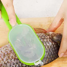 Рыбья кожа щетка соскабливание Рыбная чешуя щетка терки быстрое удаление рыбьего ножа Чистка Овощечистка, рыбочистка скребок кухонные принадлежности