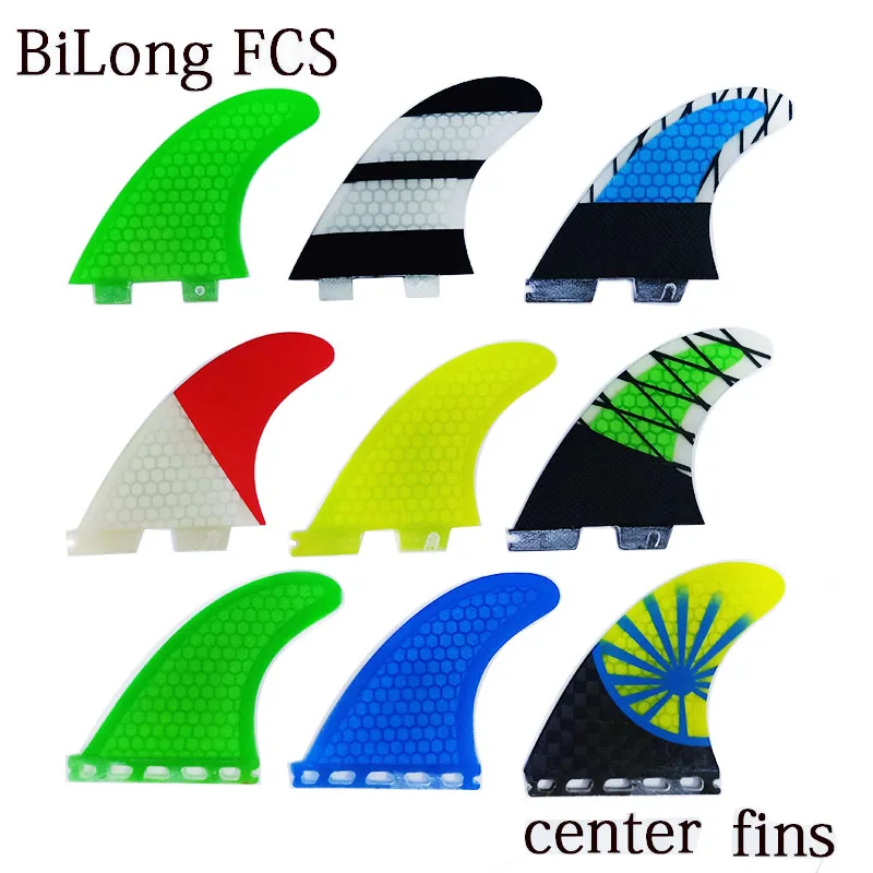 Один центр плавник доска для серфинга из карбоната плавники для серфинга новое будущее FCS 2 плавника Вейкборд серфинг лодка плавники