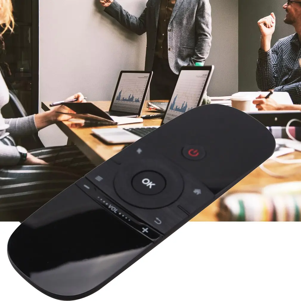 W1 2.4G Wireless Somatosensory Flying Mouse Double-Sided Aerial Mini Keyboard Mouse Wireless Remote Control