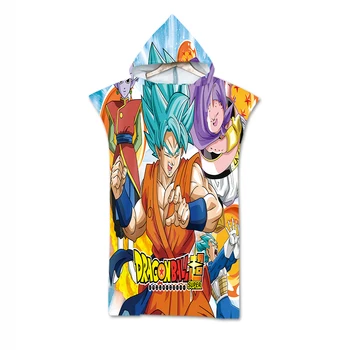 

Custom Naturo Microfiber Beach Towel Children Hooded Cloak Swimming Towel for Teens Adult Anime Bath Towel 140x75cm