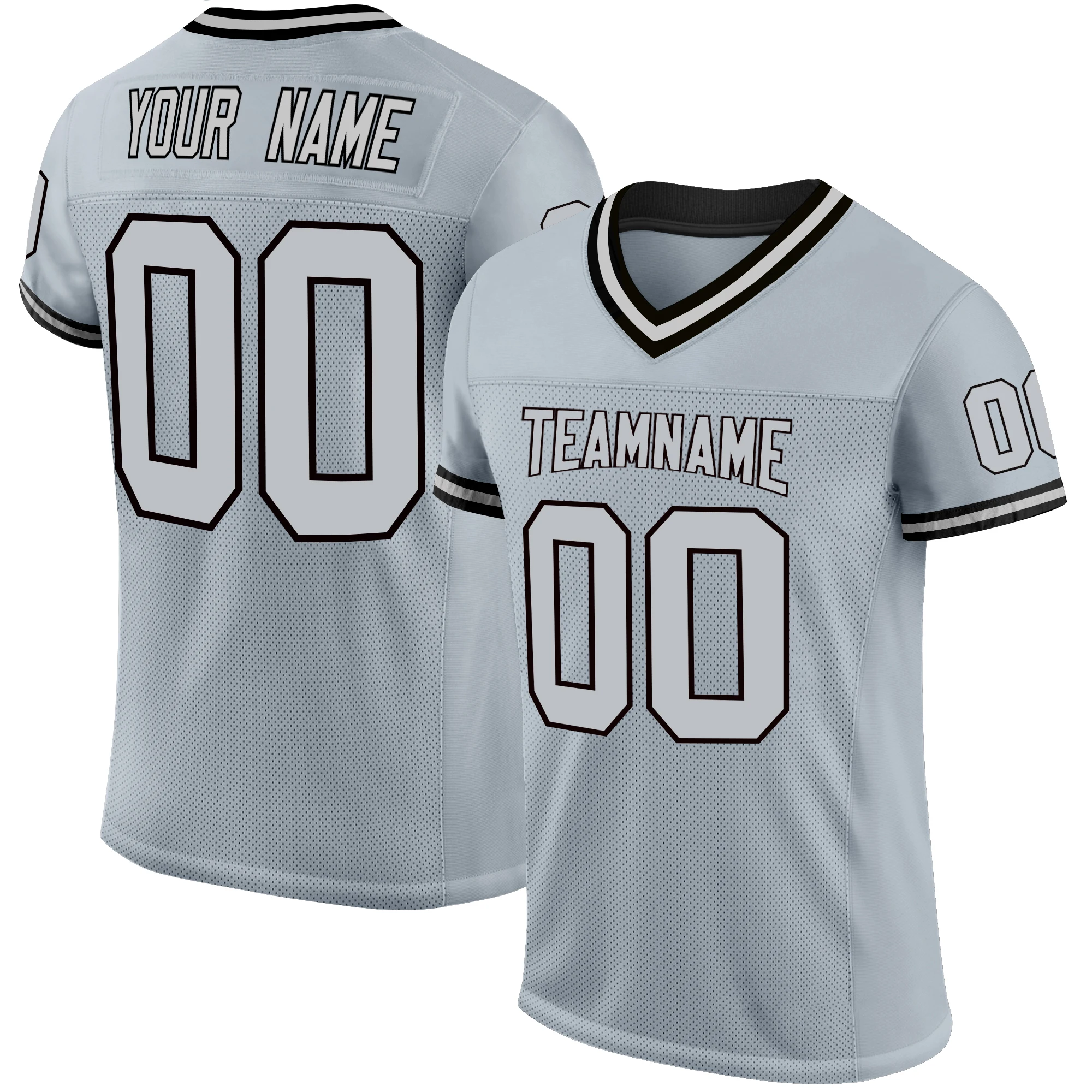 Sew American Football Jersey Embroidery Team Name Number Rugby Jersey Stitched Football Training Shirt Men
