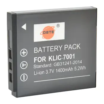 

DSTE KLIC-7001 Camera Battery for KODAK V550 V570 V610 V705 M753 M763 M853 M863 M893 M1063 Camera