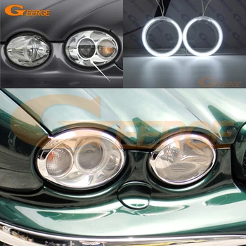 

For JAGUAR X-Type 2001-2009 xenon Headlight Excellent Ultra bright CCFL Angel Eyes Halo Rings car Accessories
