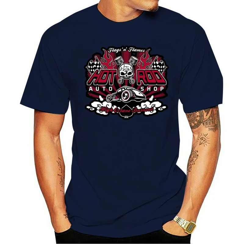 

Hot Rod Flags n Flames T-Shirt - Direct from Stockist