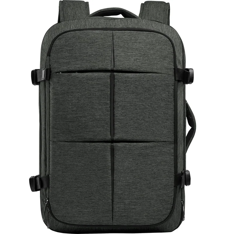 CAI дорожная сумка, мужская сумка для багажа, деловая походная сумка Оксфорд, большой классический мужской чемодан для ноутбука, Противоугонный ремень, водонепроницаемый - Цвет: mustard Grey