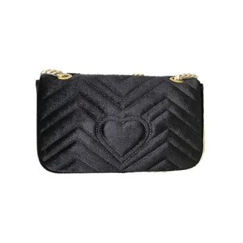 

Women's Luxury Fashion Designer Elegant Shoulder Bag Gold Chain Flap Crossbody Bag Handbag Clutch for Office Daily Three Size