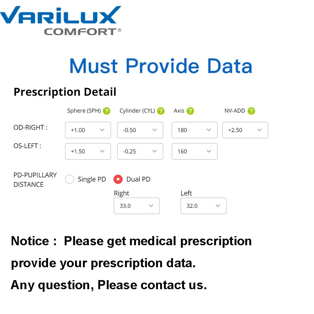 Essilor Varilux Komfort 3 0 Rezept Progressive Linsen 1 56 1 59 1 60 1 67 Photochrome Multifokale Linsen Eyewear Accessories Aliexpress