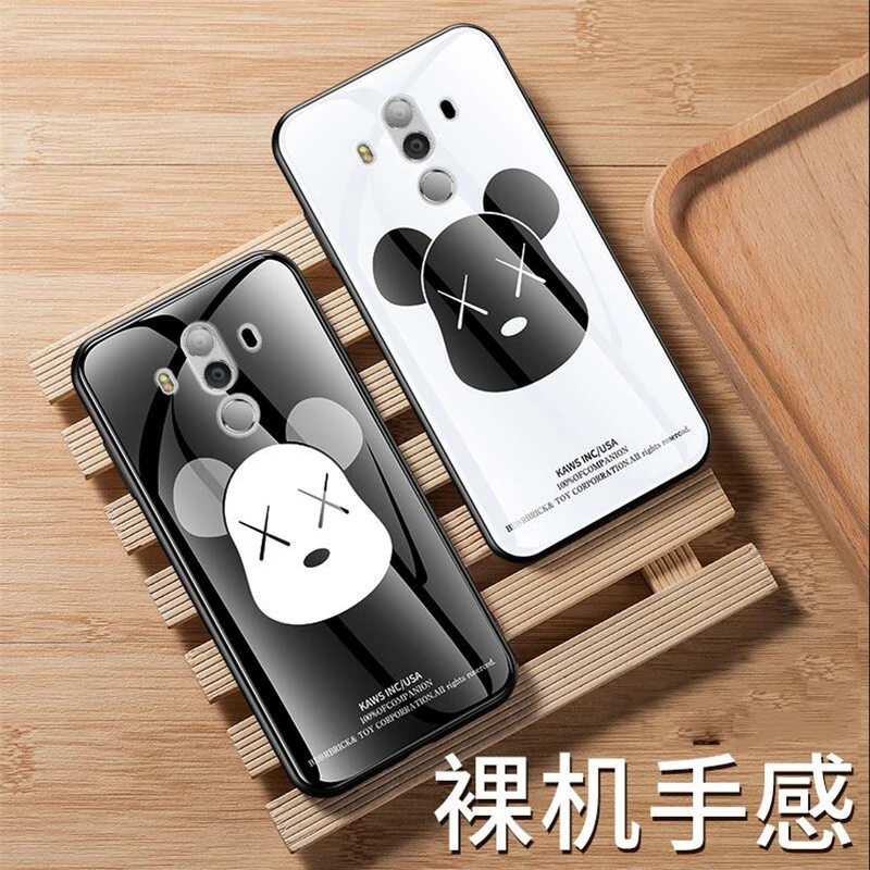Стеклянный чехол BONVAN для Huawei Honor 8X Max 8A 8C 8 Pro 7X 7A 7C P8 P9 Lite GR3 2017 Жесткий Чехол Y6 Y7 Prime 2018