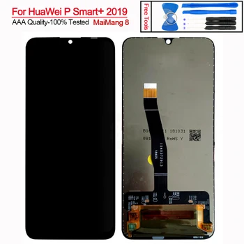 

for Huawei P Smart+ 2019 LCD Display Touch Screen Digitizer Assembly with Frame Repair for Huawei Maimang 8 Phone